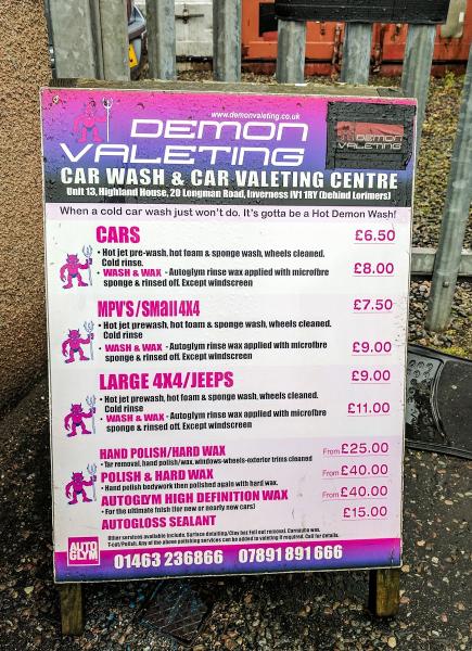 Demon Valeting