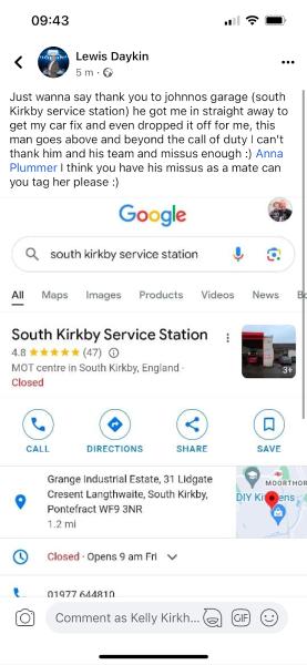 South Kirkby Service Station