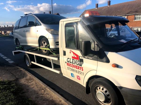 Glens Car Recovery Essex Kent Dartford Towing Rescue Service
