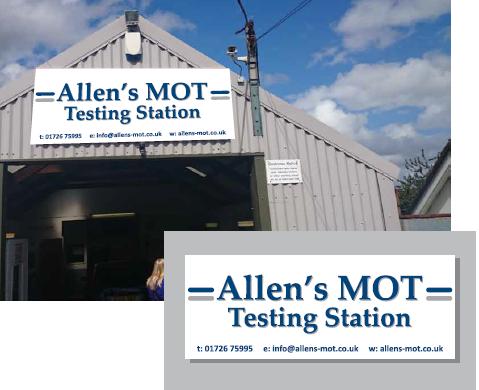 Allen's MOT Testing Station