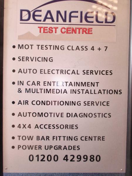 Deanfield MOT Test Centre