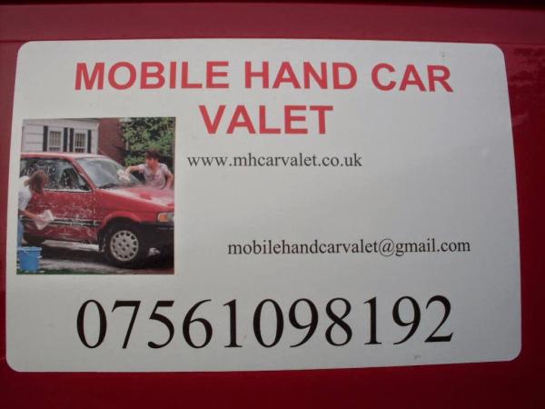 Mobile Hand Car Valet