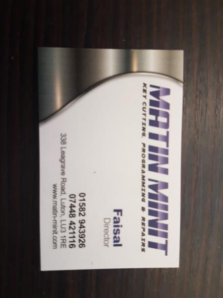 Auto Locksmith Car Keys Matin Minit