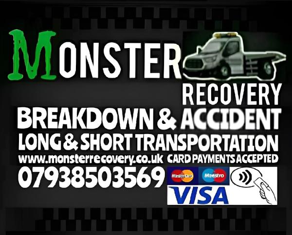 Monster Recovery Garage Long Eaton Servicing and Repairs