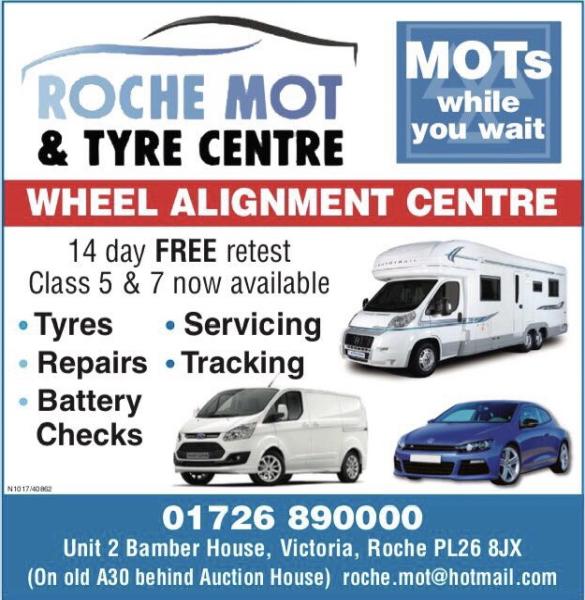 Roche MOT & Tyre Centre Ltd