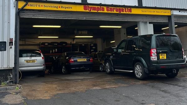 Olympia Garage- Mot-Service-Oil Change-Tyres