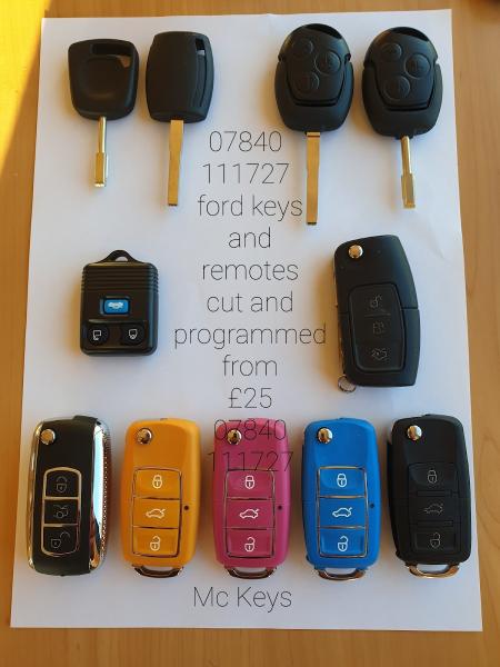 MC Car Keys & Remotes