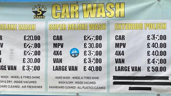 Car Wash 5 Stars Oxford Road