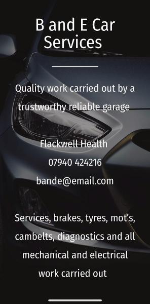 B and E Car Services