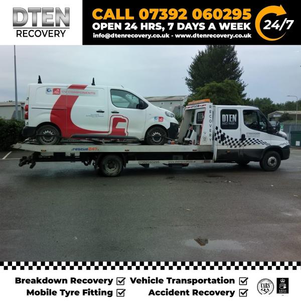 Dten Vehicle Breakdown Recovery and Mobile Tyre Fitting