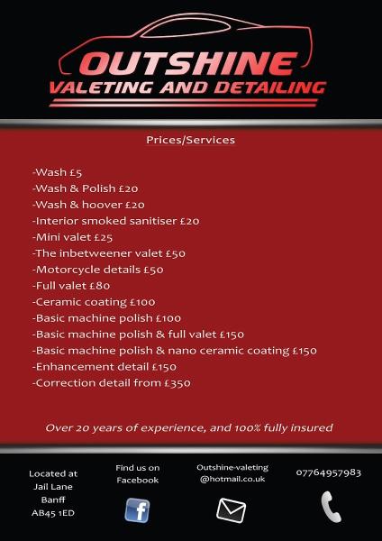 Outshine Valeting and Detailing