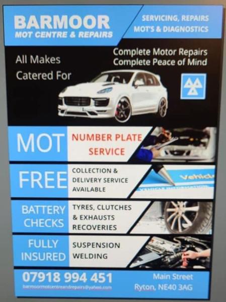 Barmoor MOT Centre & Repairs