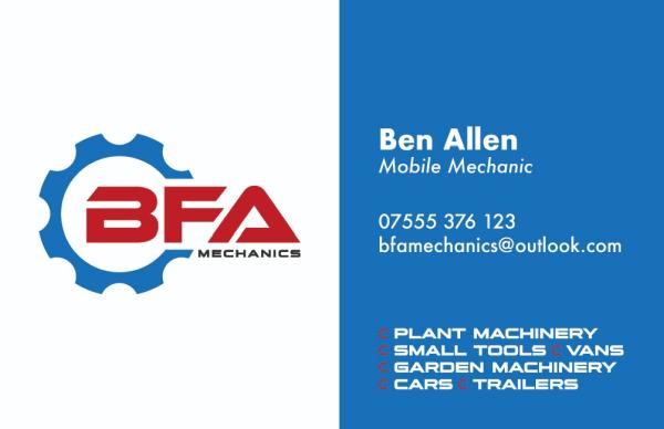 BFA Mechanics ( Plant & Vehicle Repairs )