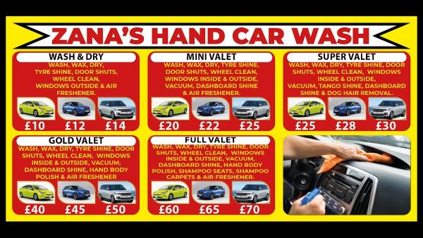 Zana's Hand Carwash and Valeting Centre