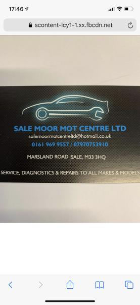 Sale Moor MOT Centre