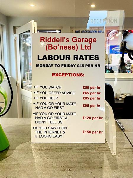 Riddells Garage Ltd