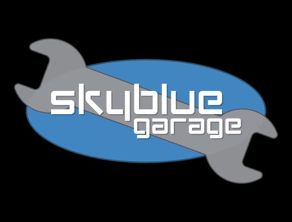 Sky Blue Garage