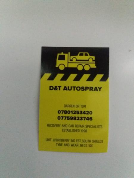 D&T Autospray Recovery