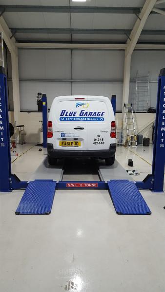 Blue Garage