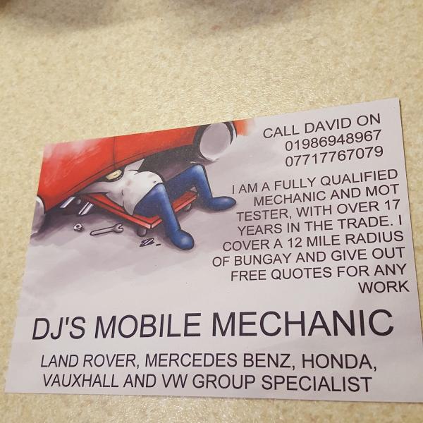 Dj's Mobile Mechanic