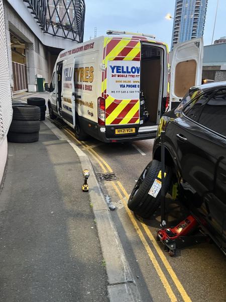 Yellow Mobile Tyre Fitting London 24HR Emergency Service