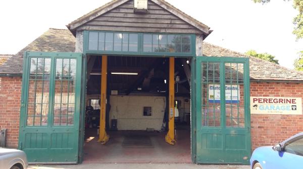 Peregrine Garage at the Old Forge