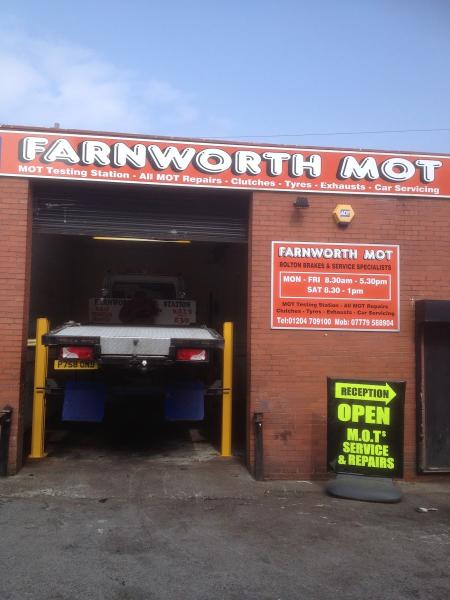 Farnworth Mot Station