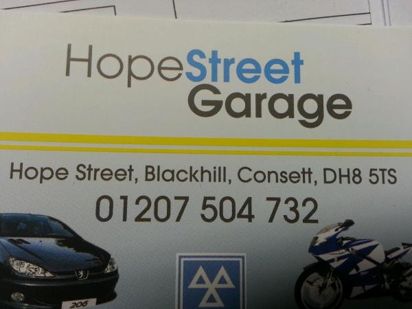 Hope Street Garage