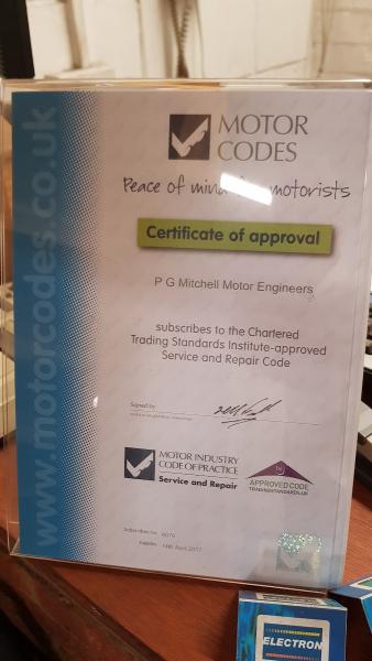 P G Mitchell Motor Engineers