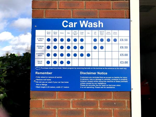 Tesco Express Car Wash