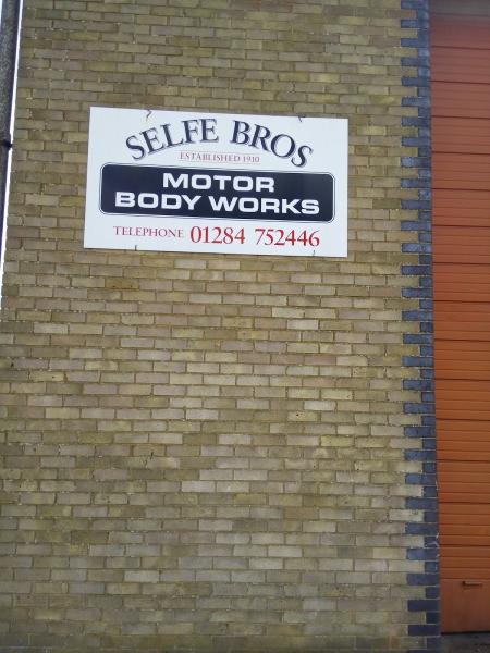Selfe Bros. Motor Body Works.