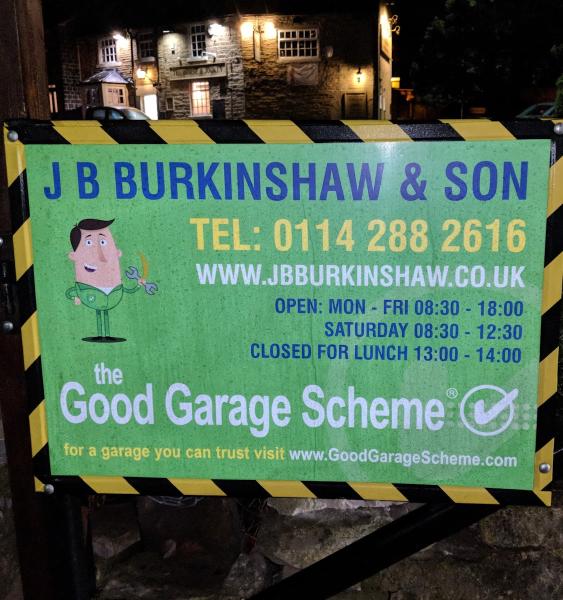 J B Burkinshaw & Son
