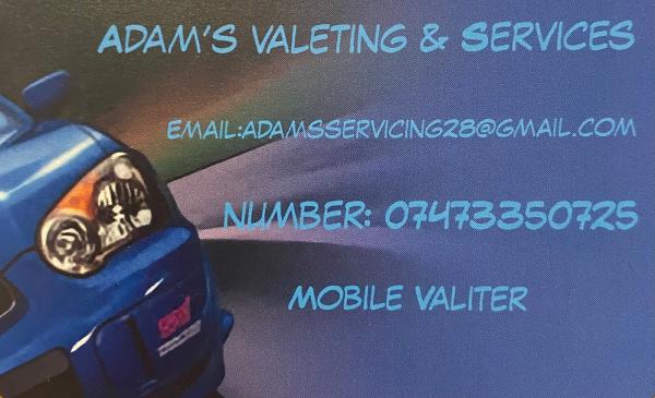 Adam's Valeting and Services