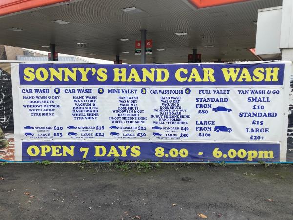 Sonny's Car Wash Tonbridge