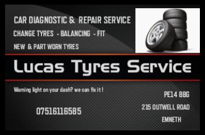 Lucas Tyres Service.