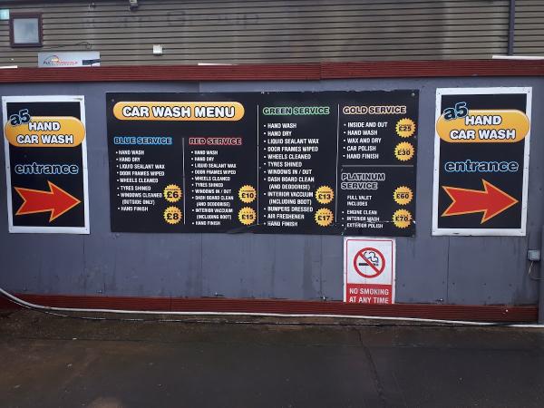 A5 Hand Car Wash