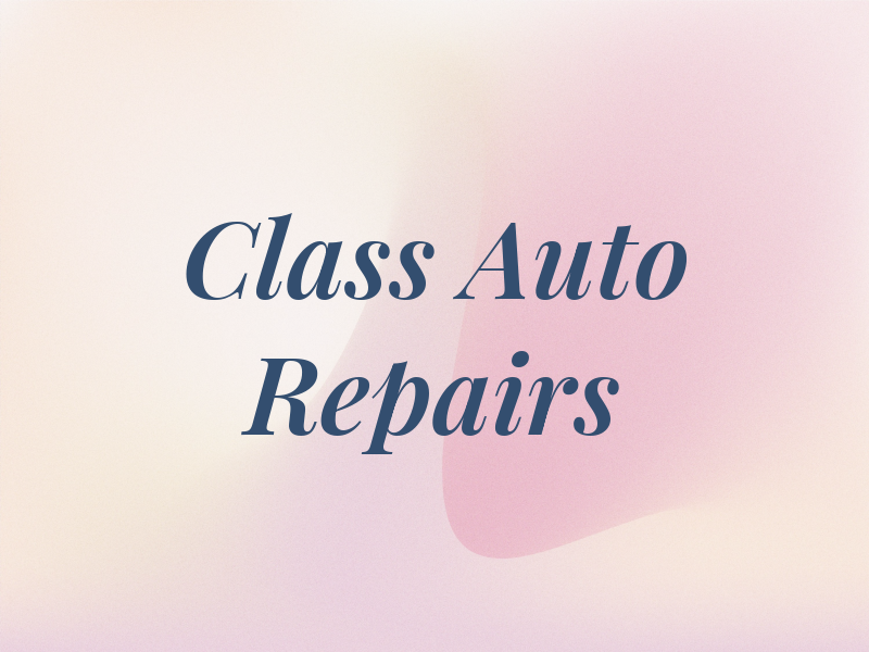 1st Class Auto Repairs Ltd