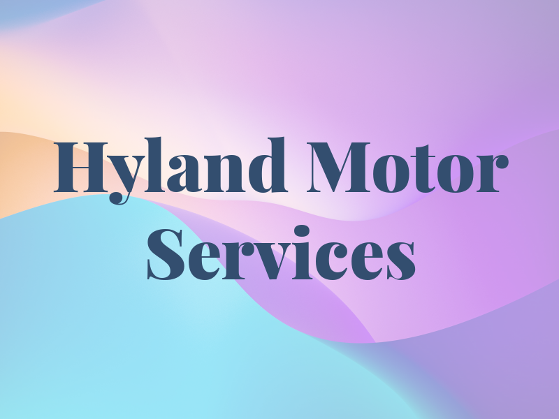 M Hyland Motor Services Ltd
