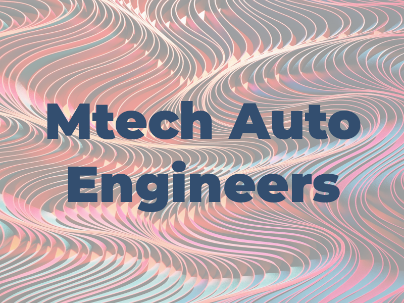 Mtech Auto Engineers Ltd