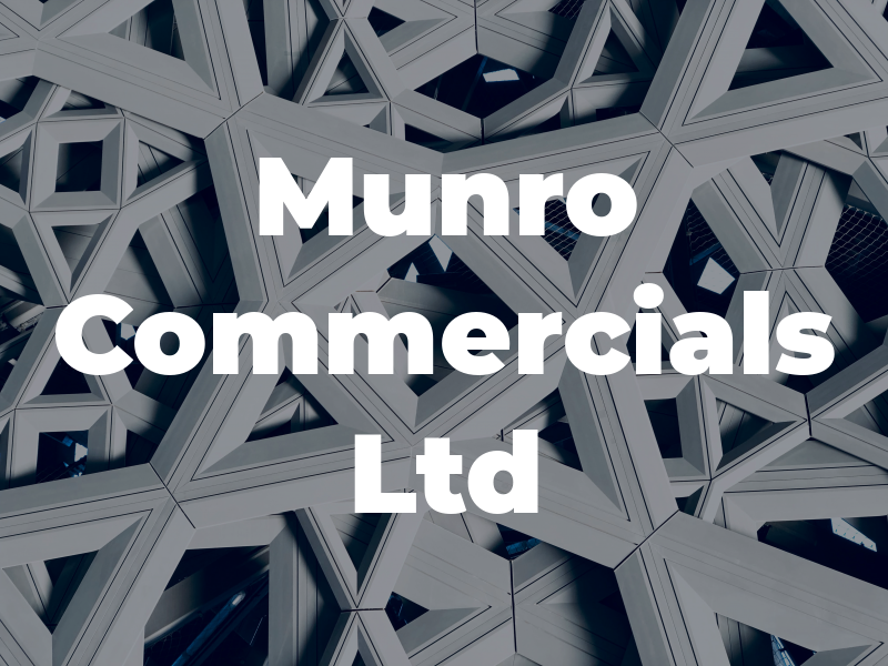 Munro Commercials Ltd