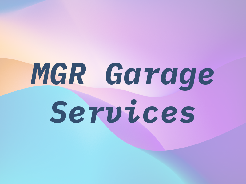 MGR Garage Services