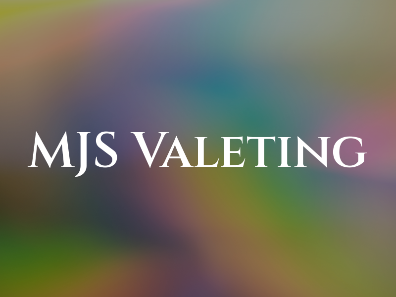 MJS Valeting