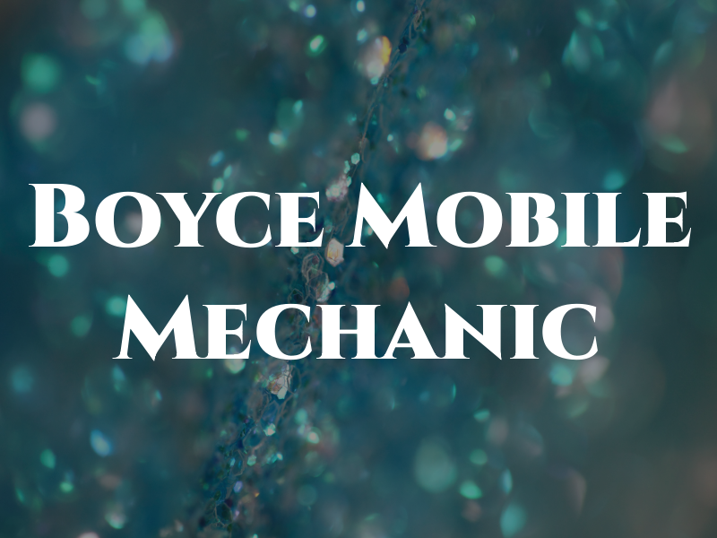 MP Boyce Mobile Mechanic