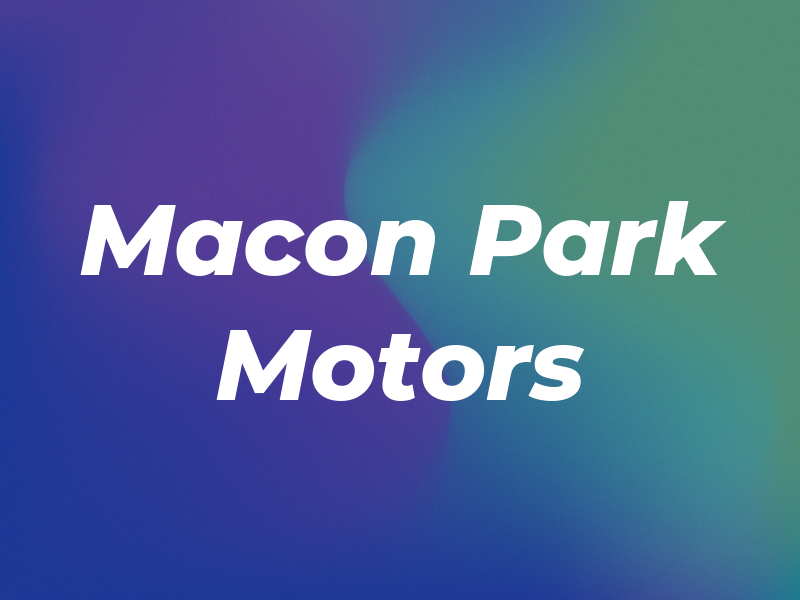 Macon Park Motors