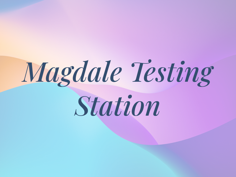 Magdale Testing Station