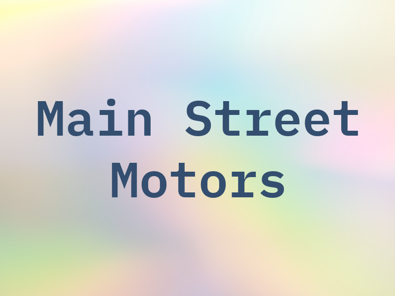 Main Street Motors