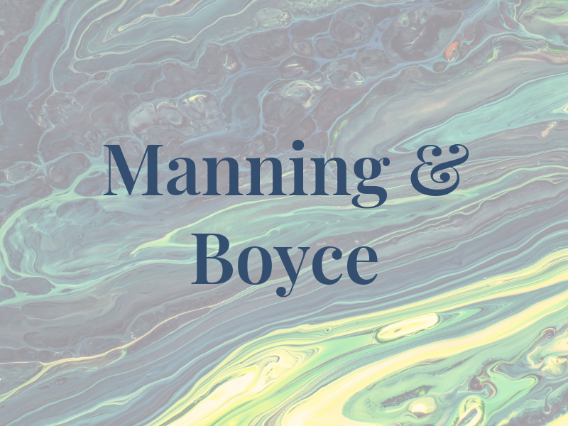 Manning & Boyce