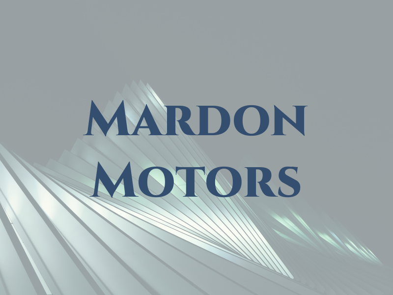 Mardon Motors