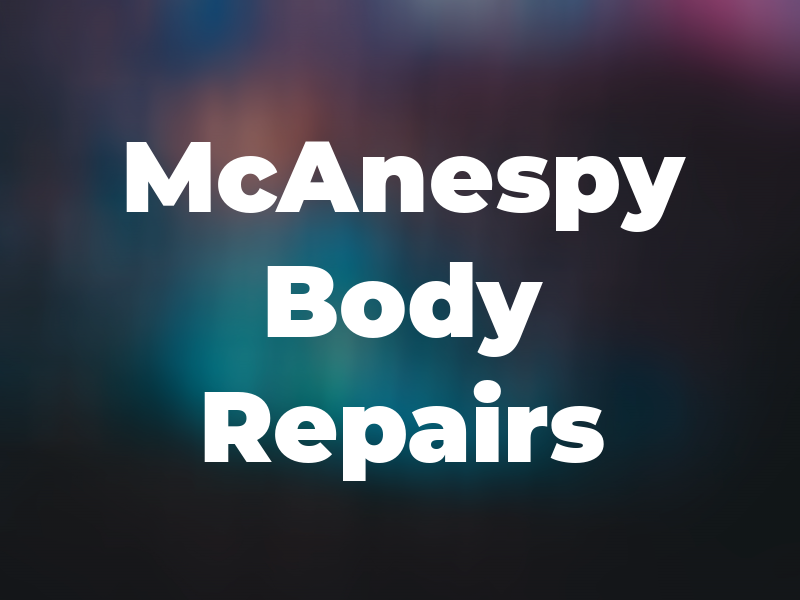 McAnespy Car Body Repairs