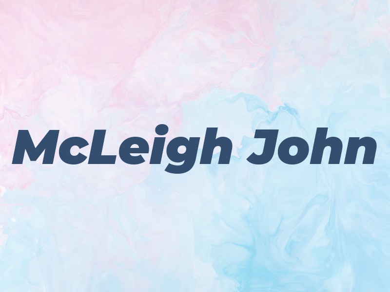 McLeigh John